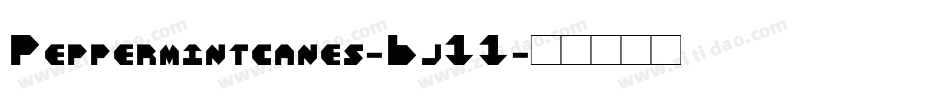 Peppermintcanes-6j11字体转换