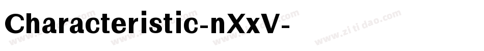 Characteristic-nXxV字体转换