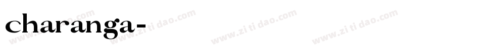 charanga字体转换