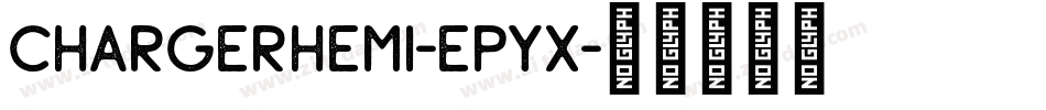 ChargerHemi-ePyx字体转换