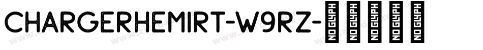 ChargerHemiRt-W9rz字体转换