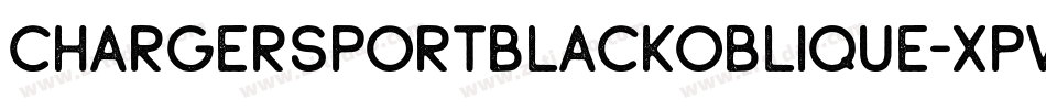 ChargerSportBlackOblique-XPWj字体转换