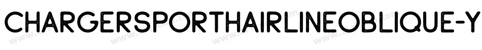 ChargerSportHairlineOblique-YLOa字体转换