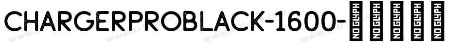 ChargerProBlack-1600字体转换