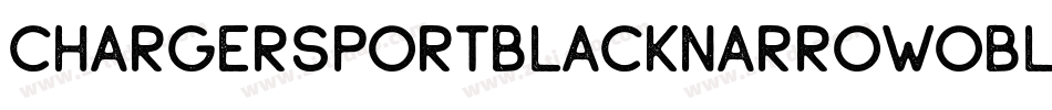 ChargerSportBlackNarrowOblique-LBZD字体转换