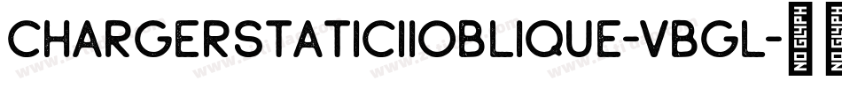 ChargerStaticIiOblique-vBgL字体转换