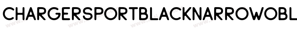 ChargerSportBlackNarrowOblique-LBZD字体转换