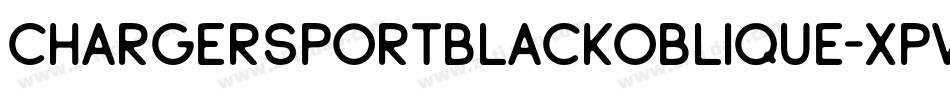 ChargerSportBlackOblique-XPWj字体转换