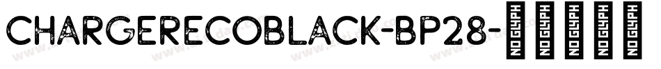 ChargerEcoblack-BP28字体转换