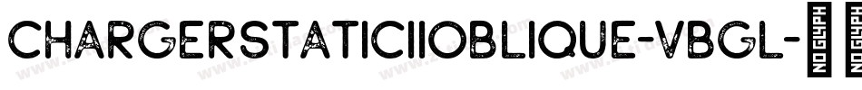 ChargerStaticIiOblique-vBgL字体转换