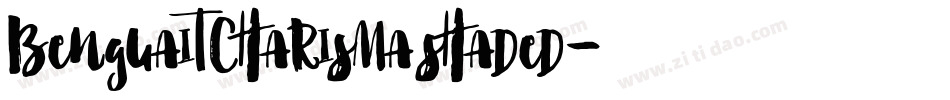 BenguaitCharismaShaded字体转换