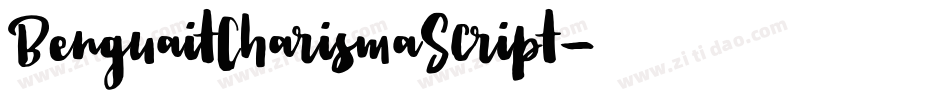 BenguaitCharismaScript字体转换