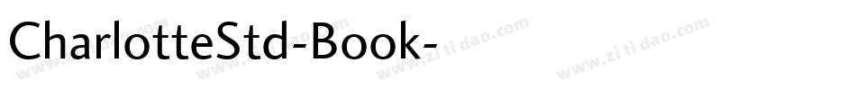 CharlotteStd-Book字体转换