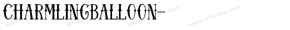 charmlingballoon字体转换