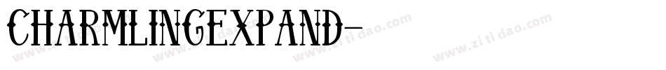 charmlingexpand字体转换