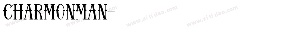 charmonman字体转换