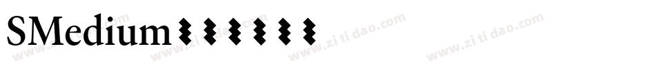 SMedium字体转换