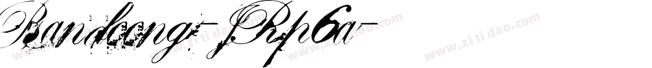 Bandoong-JRp6a字体转换
