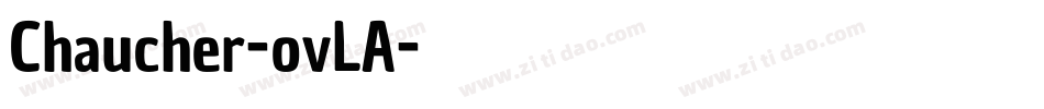 Chaucher-ovLA字体转换
