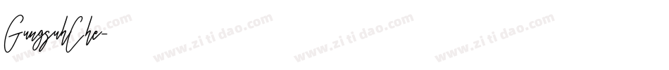 GungsuhChe字体转换