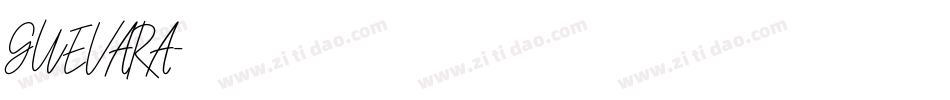 GUEVARA字体转换