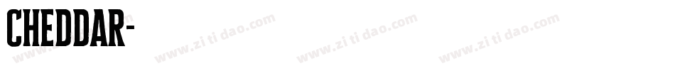 Cheddar字体转换