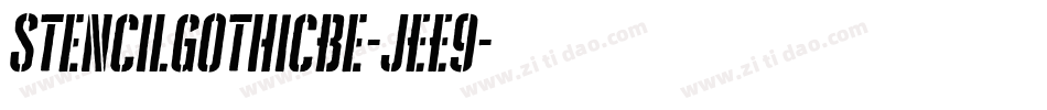StencilGothicBe-jEE9字体转换 StencilGothicBe-jEE9字体转换