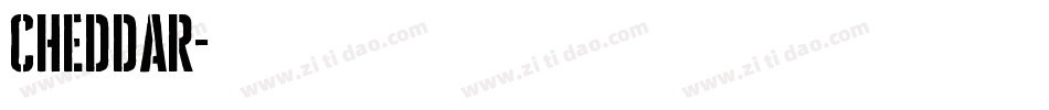 Cheddar字体转换