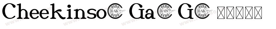 Cheekinso-Ga2G字体转换