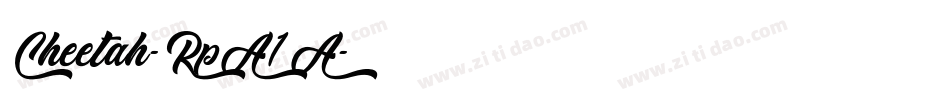Cheetah-RpA1A字体转换
