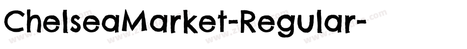 ChelseaMarket-Regular字体转换
