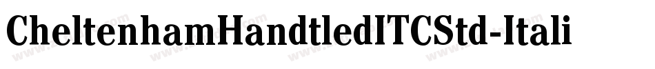 CheltenhamHandtledITCStd-Italic字体转换