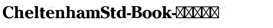 CheltenhamStd-Book字体转换