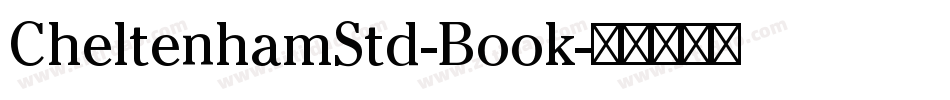 CheltenhamStd-Book字体转换