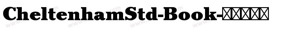 CheltenhamStd-Book字体转换