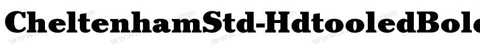 CheltenhamStd-HdtooledBold字体转换