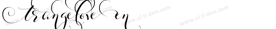 StrangelovePen字体转换