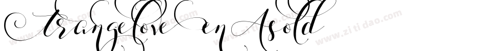 StrangelovePenBold字体转换