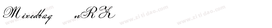 Mixedbag-1nRZ字体转换