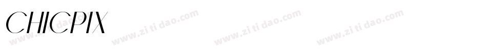 Chicpix字体转换
