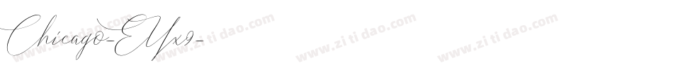 Chicago-EYx9字体转换