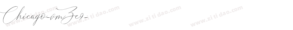 Chicago-vmZe9字体转换
