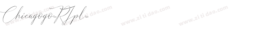 Chicagogo-RJpl字体转换