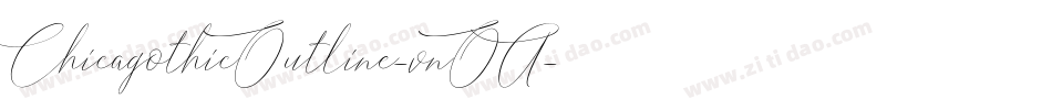 ChicagothicOutline-vnOA字体转换