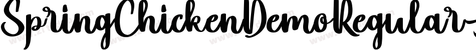SpringChickenDemoRegular-Oje8字体转换 SpringChickenDemoRegular-Oje8字体转换