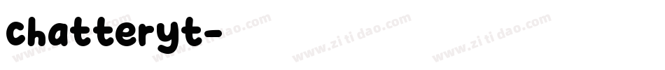 chatteryt字体转换