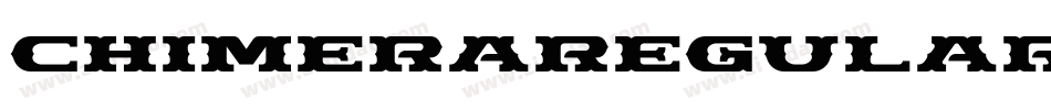 ChimeraRegular-Yxrj字体转换