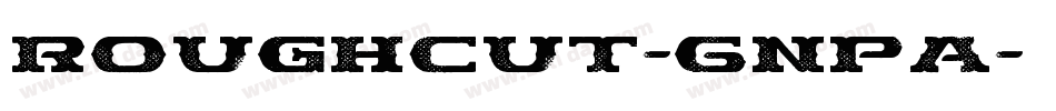 RoughCut-6npA字体转换