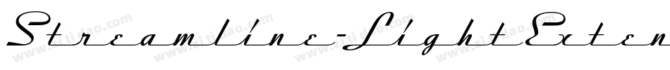 Streamline-LightExtended字体转换