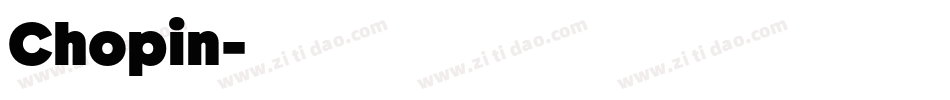 Chopin字体转换